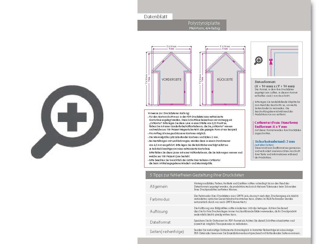 Product Bild polystyrolplatte_in_pfeil-form_konturgefr__st___beidseitig_4_4-farbig_bedruckt