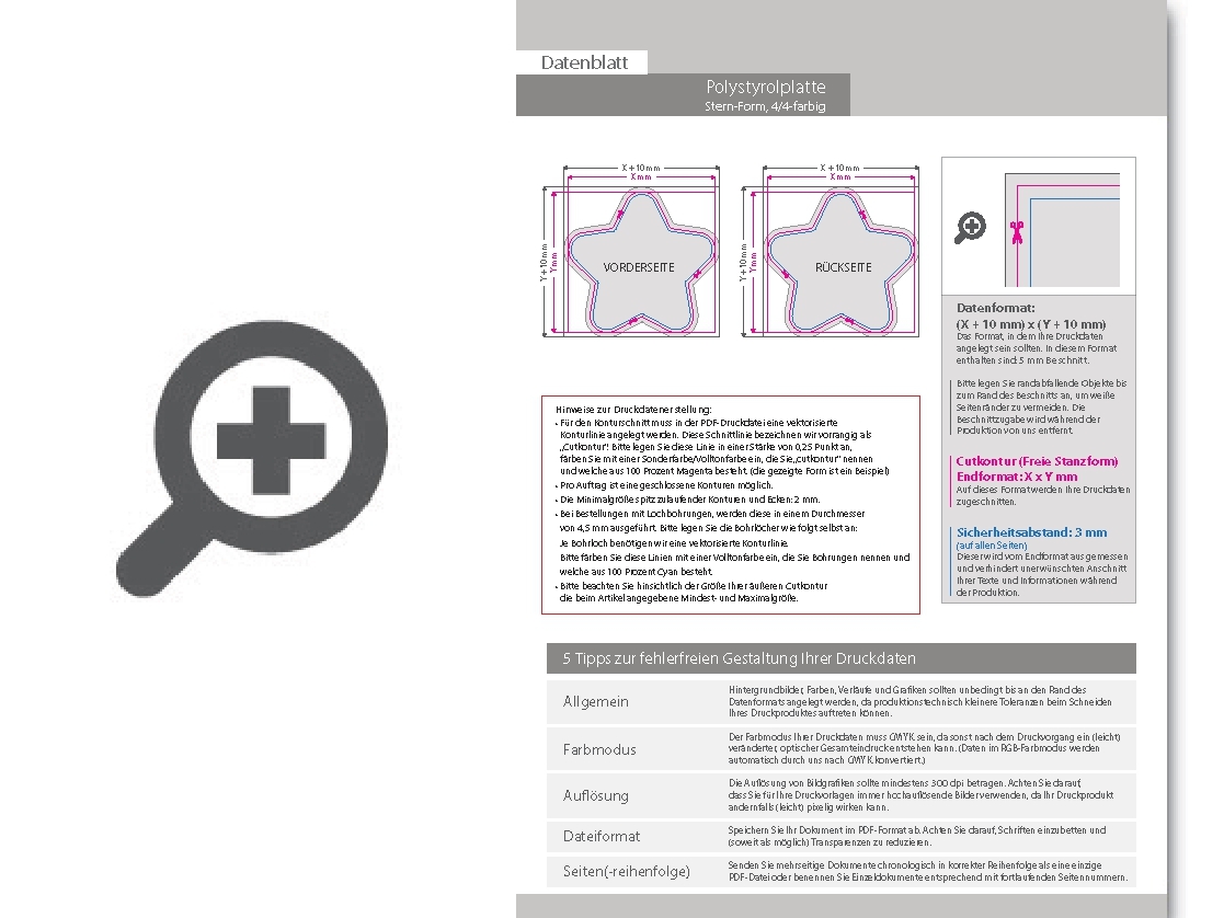 Product Bild polystyrolplatte_in_stern-form_konturgefr__st___beidseitig_4_4-farbig_bedruckt
